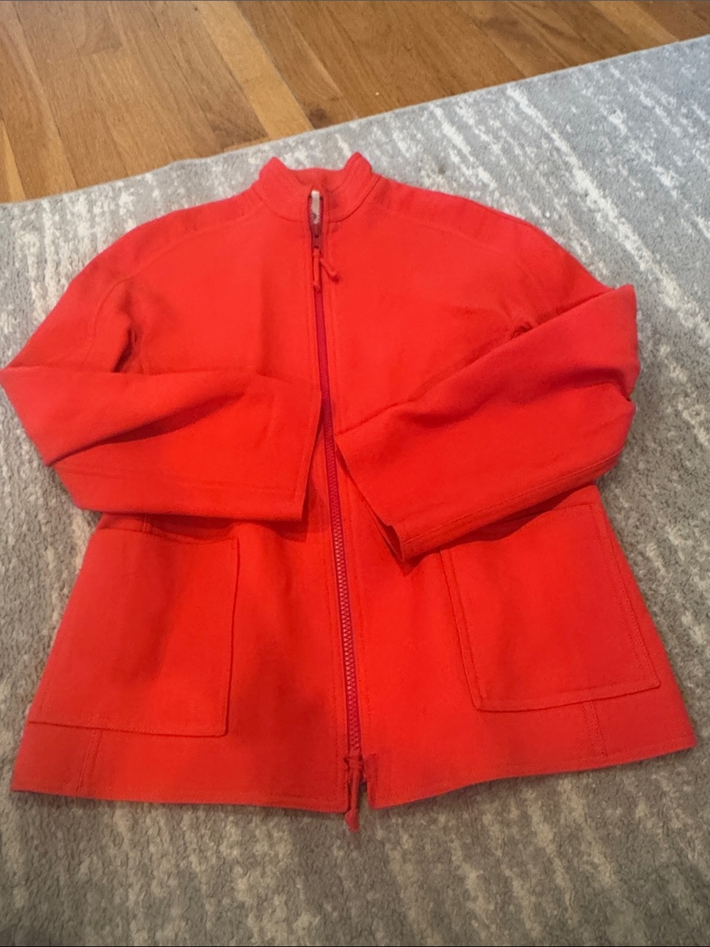 Ralph rucci vintage Women’s Red Zip-Front jacket